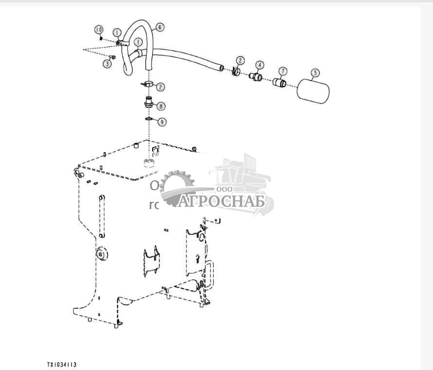 Вент. сапун гидравл. резервуара 